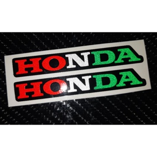 สติ๊กเกอร์ Honda #ฮอนด้า  ลายอิตาลี งานตัดสะท้อนแสง