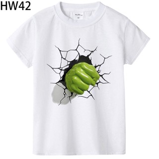 Hip Hop 3D Boys Hulk Shirts Marvel Ironman Toddler Boys Captain America Short Sleeve T-shirt Kids Summer Graphic T_04