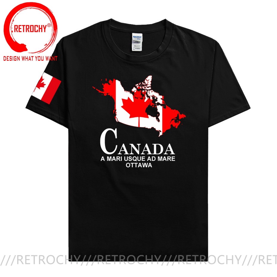 Canada Canadians Can Ottawa Mens T เสื้อเสื้อผ้าเสื้อกันหนาวทีมประเทศแผนที่