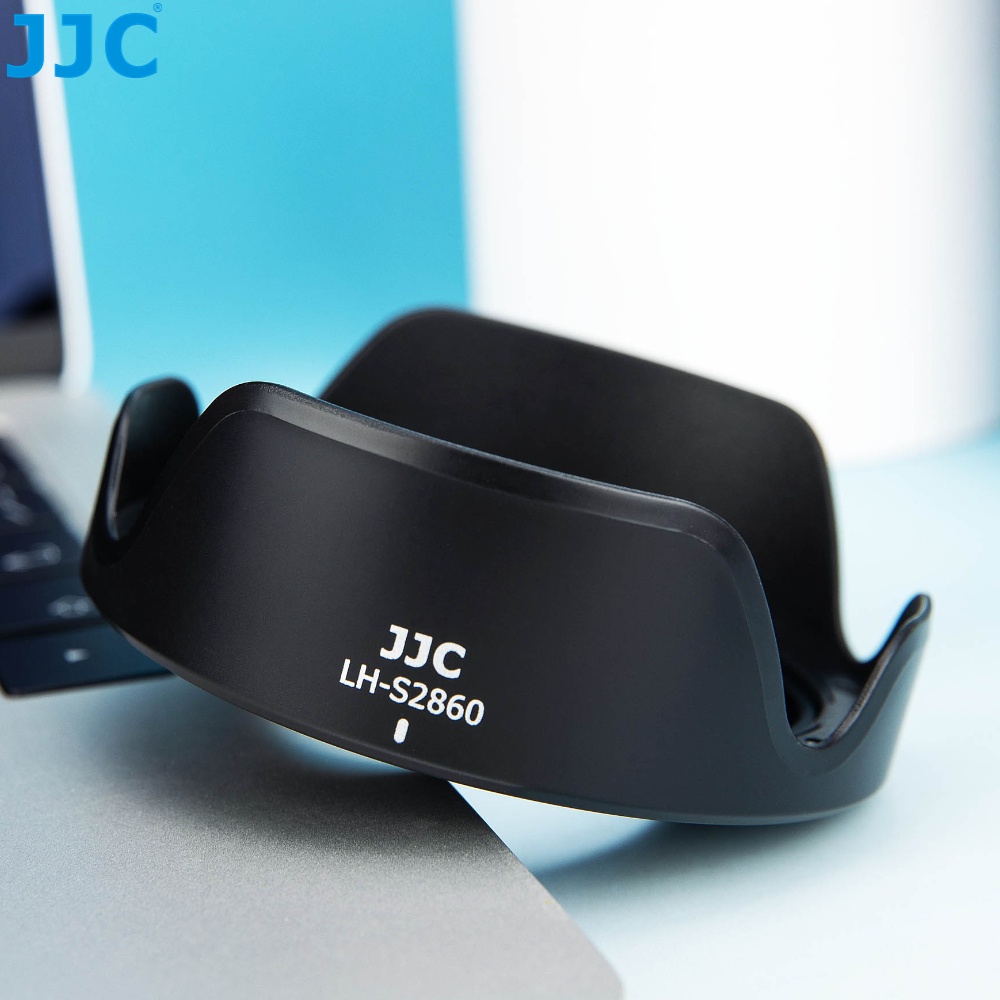 JJC Lens Hood เลนส์ฮูดพร้อมวงแหวนอะแดปเตอร์ตัวกรองสำหรับเลนส์ Sony E PZ 16-50mm F3.5-5.6 OSS & FE 28
