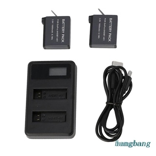 Bang ใหม่ ชุดที่ชาร์จ USB คู่ 1600mAh AHDBT-401 2 ชิ้น