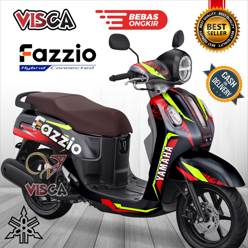 Yamaha Fazzio Full Body Decal Fazzio สติกเกอร์ Full Body Striping Yamaha Fazzio Cool Variation Decal