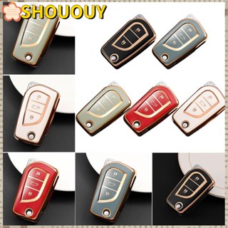 SHOUOUY ใหม่ เคสกุญแจรีโมตรถยนต์ อุปกรณ์เสริม