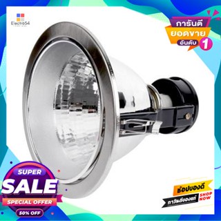 Downlight โคมดาวน์ไลท์หน้ากลม 6 นิ้ว 1xE27 BEC รุ่น TDL6/SN สีเงินRound Downlight 6 Inch 1xE27 BEC Model TDL6/SN Silver