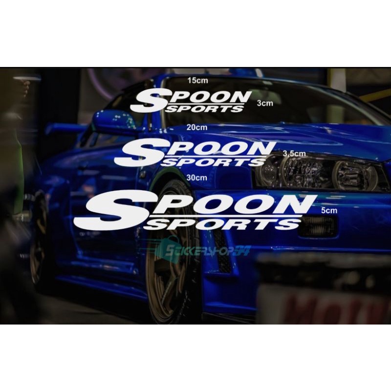 สติ๊กเกอร์ติดรถ Spoon sport