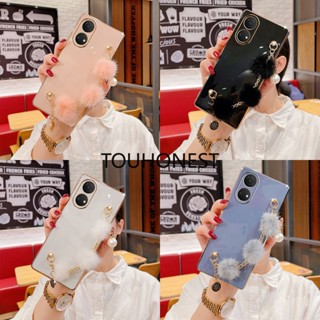 เคส Huawei Honor 60 Pro เคส Honor 8X Max เคส Honor Play5 Case Honor 10 Lite Casing Honor 60 SE New Cute Plush Ball Pendant Phone Cover Case โทรศัพท์มือถือ ประดับจี้ลูกบอลน่ารัก สําหรับ