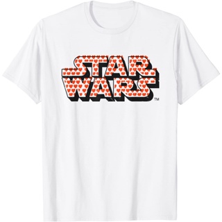 เสื้อยืด พิมพ์ลายโลโก้ Star Wars สําหรับผู้ใหญ่ เหมาะกับวันวาเลนไทน์_04