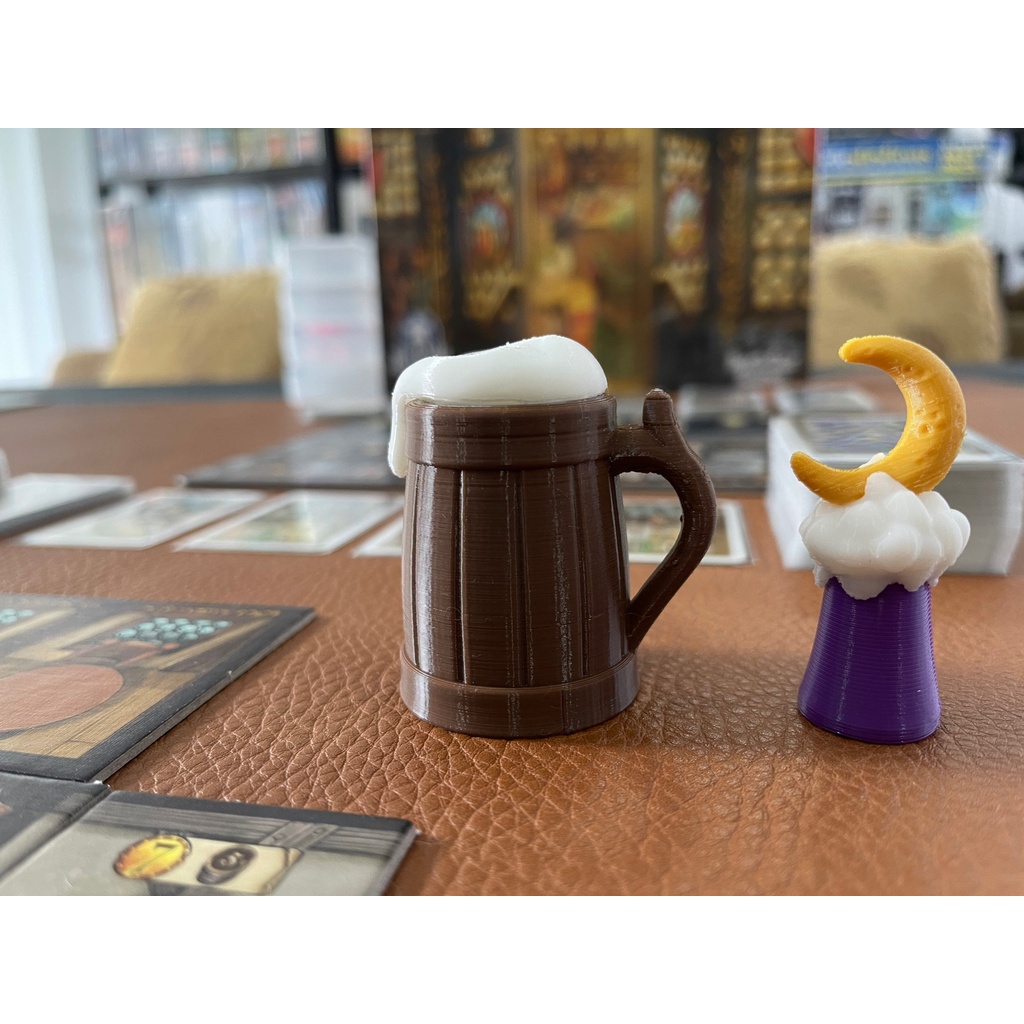[Plastic] Taverns of Tiefenthal Board Game: Upgrade Token (Multicolor) - ชุดทรัพยากรเกมทาเวิน ออฟ ไท