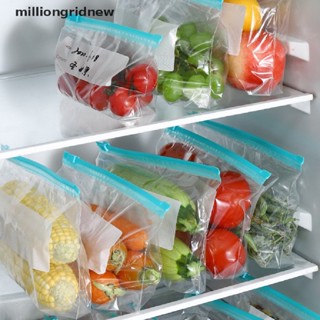 [milliongridnew] ถุงพลาสติก ใช้ซ้ําได้ สําหรับใส่อาหารแช่แข็ง แซนวิช 20 ชิ้น WQL