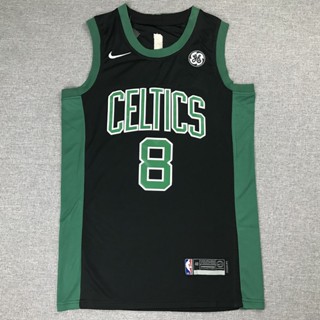 ขายดี เสื้อกีฬาแขนสั้น ลายทีม NBA Jersey Boston Celtics No.8 Walker Walker Jersey สีดํา OLoicj20CDhihc87