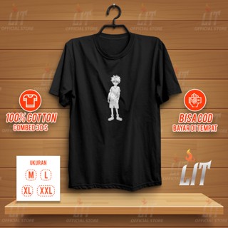 เสื้อยืด ผ้าฝ้าย พิมพ์ลายอนิเมะ KILLUA HUNTER X HUNTER Manga 30s V2 LIT สไตล์ญี่ปุ่น สําหรับผู้ชาย และผู้หญิง_02