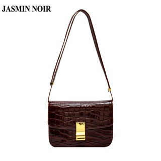 Jasmin NOIR กระเป๋าสะพายข้าง ลายหนังจระเข้ สําหรับผู้หญิง