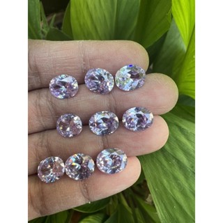 CZ Diamond Oval Colors-(Lavender, Black, Orange Red, Amethyst, Pink, Olive). Sizes- (6x4, 7x5, 8x6, 9x7, 10x8, 9x11)
