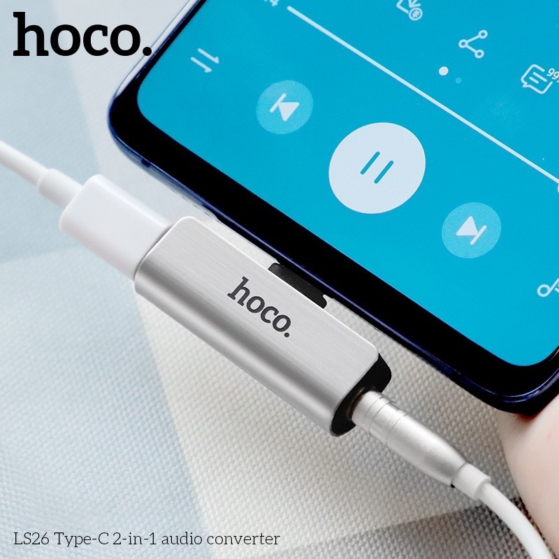 (จัดส่งทุกวัน)ตัวแปลงอะแดปเตอร์ TypeC 3.5 เสียบหูฟังและชาร์จไปในตัว