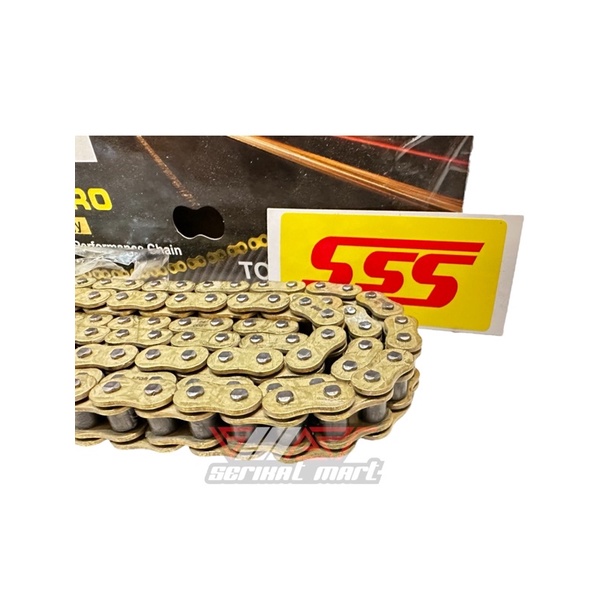 SSS CHAIN 428X130 RO (O RING) GOLD SSS CHAIN 428X140 RO ( O-RING )