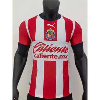 [Player Version] 22 23 New Mexico League Chivas Home เสื้อเชิ้ตแขนสั้น คุณภาพสูง สําหรับเล่นฟุตบอล