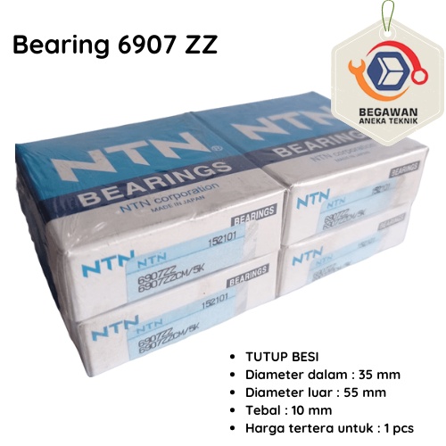 แบริ่ง 6907 ZZ NTN**