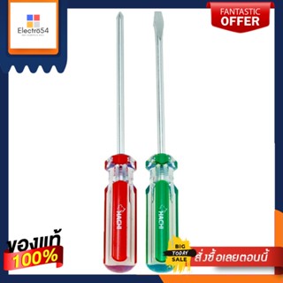 SCREWDRIVER ชุดไขควง HACHI 5 นิ้ว 2 ชิ้น/ชุดSCREWDRIVER SET HACHI 5” 2EA/SET