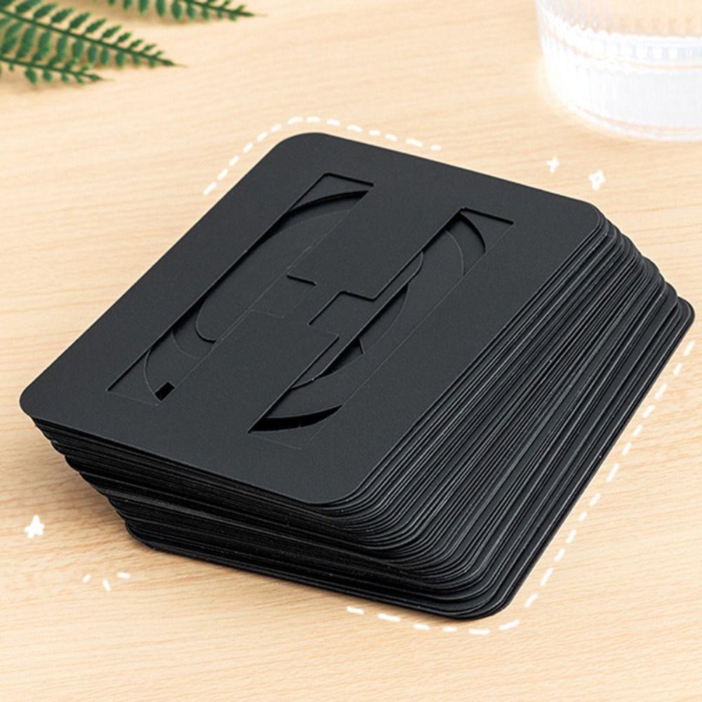 Lyndon ตัวเลขตัวอักษรสัญลักษณ์แม่แบบลายนูนReusable SignageกระดานดําWall Drawing DIY Craftสเปรย์จิตรกรรมแม่แบบ - รูปที่ 6