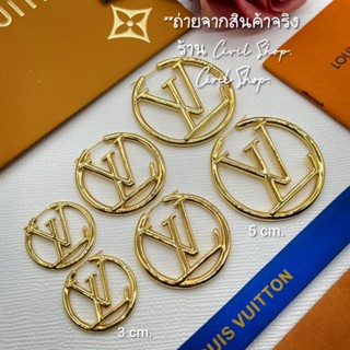 ต่างหูห่วงLV ต่างหูแบรนด์ งานออริ ก้านเงินแท้S925 (พร้อมส่งในไทย)