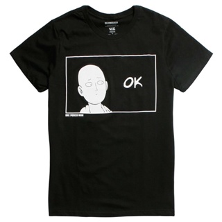 เสื้อยืด พิมพ์ลายกราฟฟิค One Punch Man Ok Superhero สไตล์ญี่ปุ่น สําหรับผู้ชาย_12