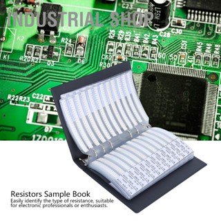 Industrial Shop 0201 170 Value Resistors Assortment Kit Electron Components หนังสือตัวอย่างพลาสติกสีดำ