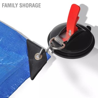  Family Shorage สมอถ้วยดูดสูญญากาศพร้อมตะขอยึด Heavy Duty Car Strap Suction Cup ถ้วยดูดอเนกประสงค์สำหรับสัตว์เลี้ยงที่แข็งแกร่ง