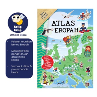 สติกเกอร์ ลาย Atlas Of Activity Books &amp; Sticker สําหรับ Kanak