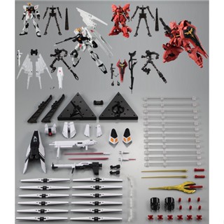 ﹍♈จุดแนะนำ Bandai Food Play G FRAME FA Cow Gundam Sazabi HWS Heavy Cow Accessories Package Manual