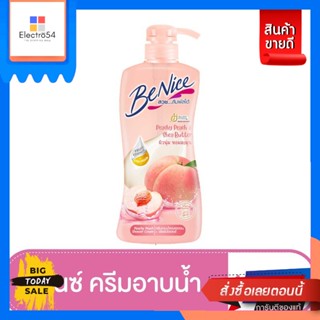 Benice(บีไนซ์) บีไนซ์ พีชชี่พีช แอนด์ เชียร์บัตเตอร์ 450 มล. Benice Peachy Peach and Shea Butter 450 ml.อาบน้ำ