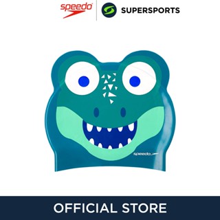 SPEEDO Junior Croc Printed Character หมวกว่ายน้ำเด็ก หมวกว่ายน้ำ
