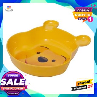 Round ชามเมลามีนทรงกลม หมีพูห์ Flower Ware รุ่น B6093-5.5 ขนาด 5.5 นิ้ว สีเหลืองmelamine Round Bowl Winnie The Pooh Flow