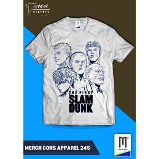 เสื้อยืดพิมพ์ลายแฟชั่นเสื้อยืด พิมพ์ลายอนิเมะ SLAM DUNK MERCHCONS APPAREL SIZE USA | An133_09