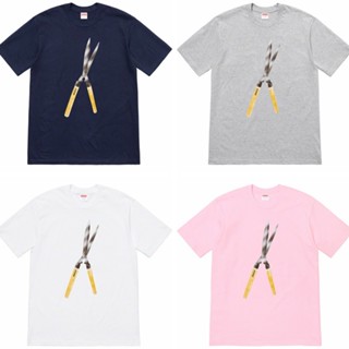 เสื้อยืดคอกลม แขนสั้น พิมพ์ลายกรรไกร 19SS แฟชั่นฤดูร้อน