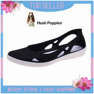 HUSH PUPPIES รองเท้าโลฟเฟอร์ ส้นแบน แบบสวม สําหรับผู้หญิง