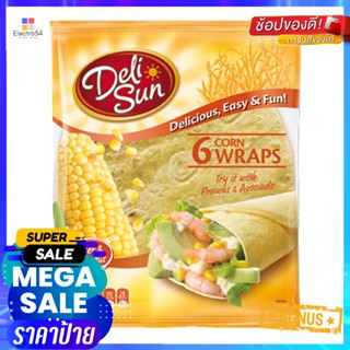 SunCorn 9เดลีซันแผ่นแป้งข้าวโพดนิ้ว 360กรัมDeliSun CornTortillas 360g 9"