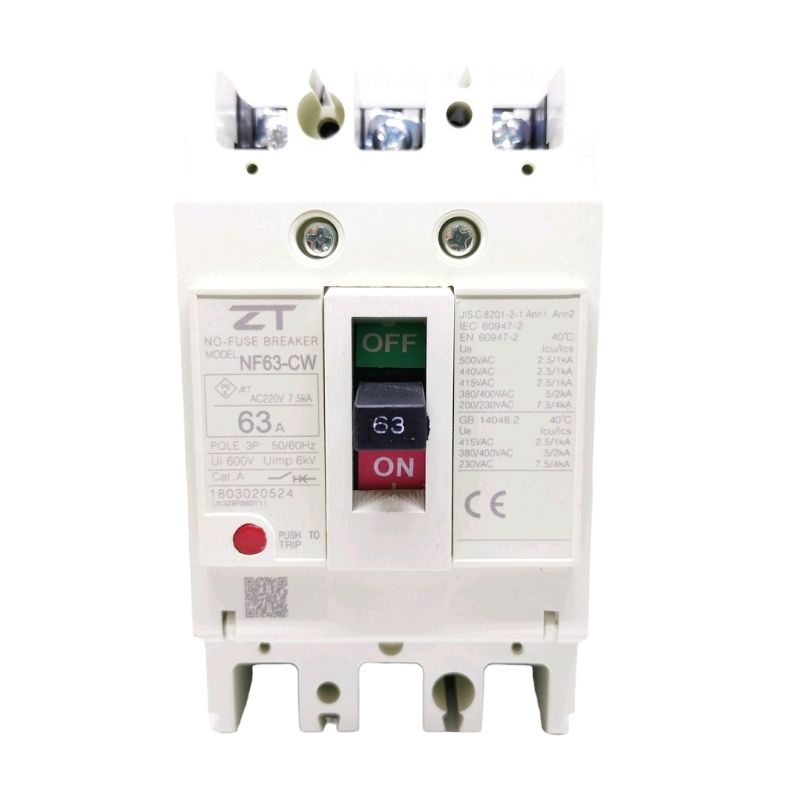 เบรกเกอร์ BREAKER MITSUBISHI NF63-CW 3P 32A,50A,63A