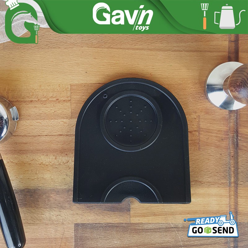Tamping Mat Barista Small Black - Tamper Mat Tamper Bar Mat S