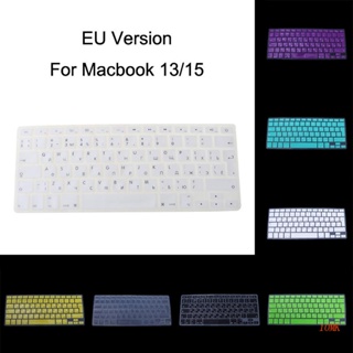 เคสคีย์บอร์ดซิลิโคน 10MK EU สไตล์รัสเซีย สําหรับ Macbooks Air Pro 13 15