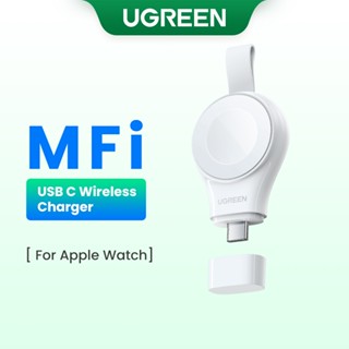 [With type c Ports] UGREEN ที่ชาร์จสมาร์ทวอทช์ สําหรับ Apple Watch Charger Series 7 6 5 4 3 แบบพกพา Mfi Usb Charger