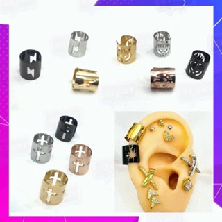 ✅ Earcuff ต่างหูแบบหนีบ ต่างหูหนีบ จิวหูหนีบ ตุ้มหูหนีบ สแตนเลสแท้ งานพรีเมี่ยม แฟชั่นเกาหลี ต่างหูแบบหนีบไม่ต้องเจาะ