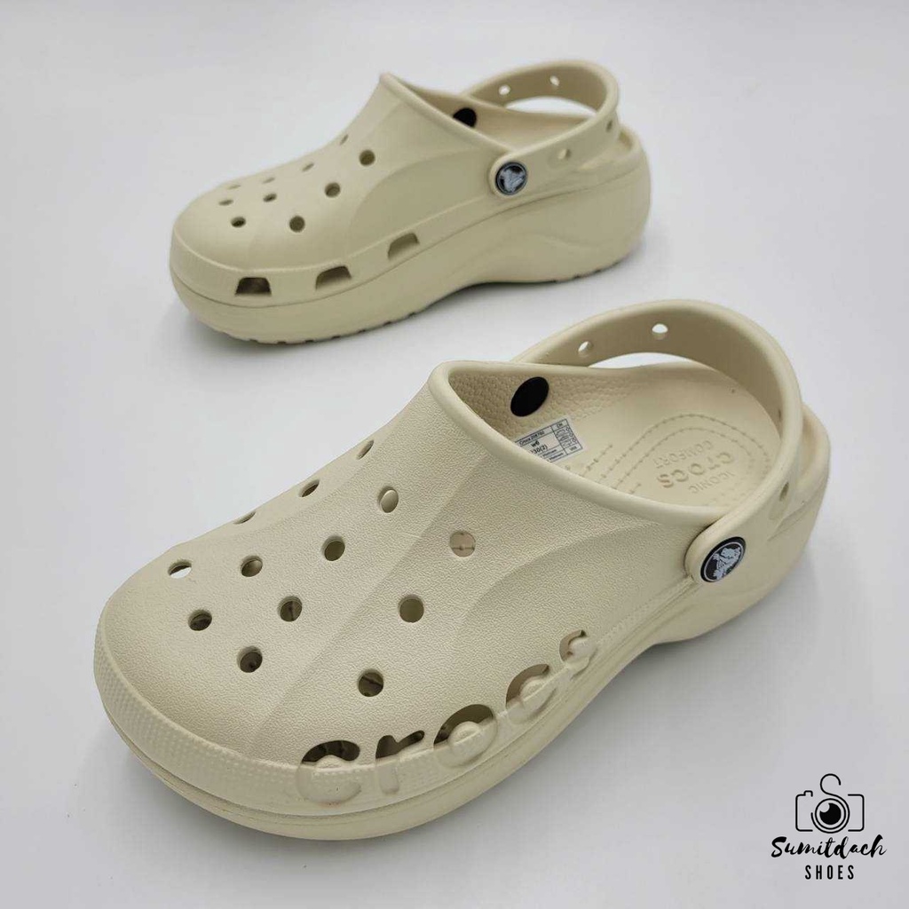 พร้อมส่ง !!! รองเท้าลำลองแฟชั่น สไตล์ Crocs Crocband Classic Baya High #4