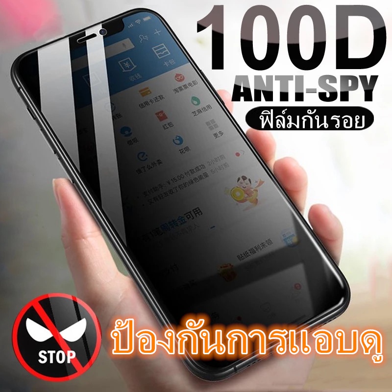 ฟิล์มความเป็นส่วนตัว ฟิล์มกันรอย for Vivo V21 V20SE Y73S S7E Y1S S6 S1 Y72 Y76S Y21 Y20 Y30 Y90 Y93 