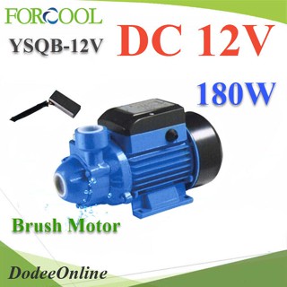 .โซลาร์ปั๊ม ลูกหมู DC 12V 180W แบตเตอรี่ หรือ แผงโซลาร์ขับตรง มอเตอร์แปรงถ่าน รุ่น YSQB-12V DD