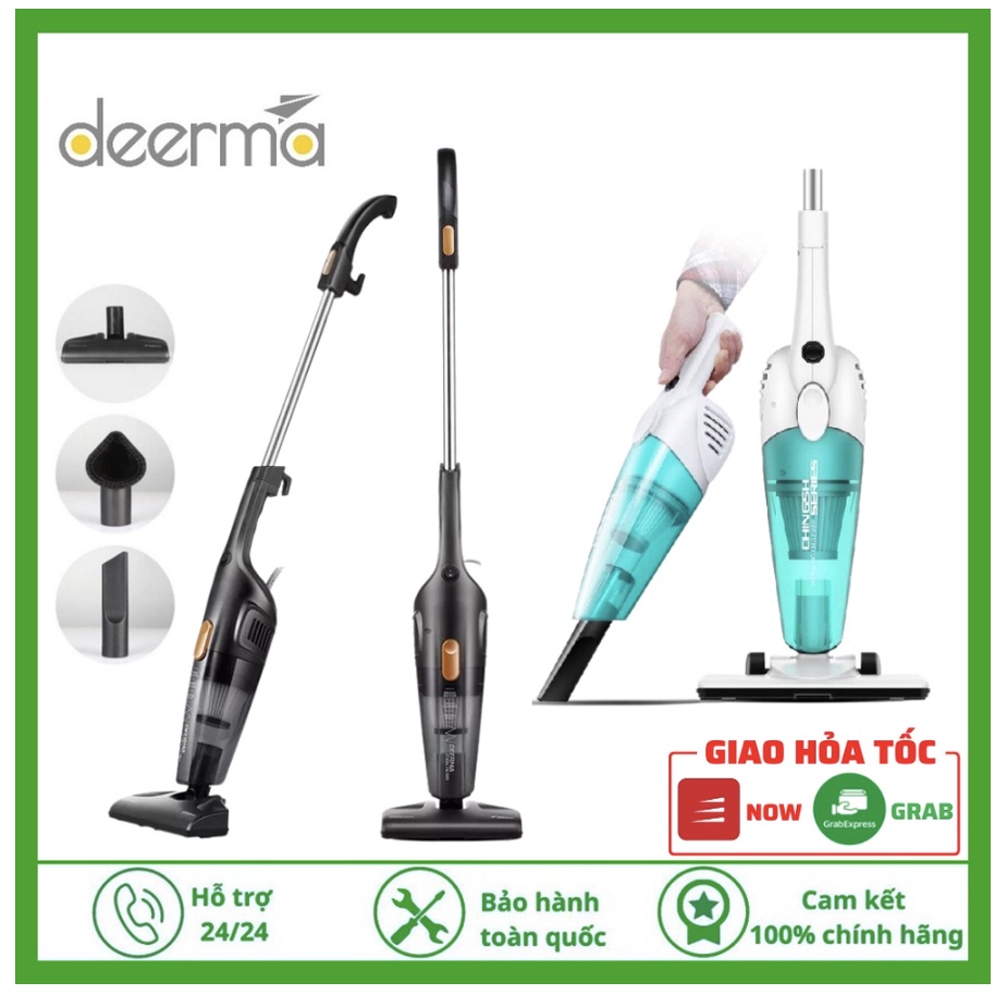 [รุ่นปรับปรุง] Deerma DX115C เครื่องดูดฝุ่นมือถือ Deerma DX118C 600W|400W, 6 เดือน