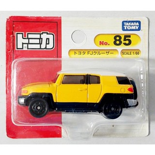 ฺBP Pre-Owned สินค้ามือ 2 Lot ญี่ปุ่น โมเดลรถโทมิก้าขนาดเล็ก Tomica no.85 Toyota FJ Cruiser 1/68 💢 แพ็คไม่สวยตามภาพ 💢