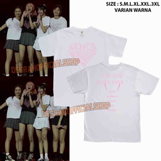 เสื้อยืด พิมพ์ลาย bp ทัวร์สีชมพู แฟชั่นสไตล์เกาหลี LOVE