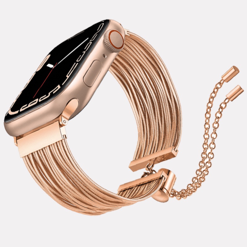 สายนาฬิกาข้อมือเหล็ก สําหรับ apple watch 49 มม. 45 มม. 41 มม. 44 มม. 40 มม. 42 มม. 38 มม. Iwatch Ultra SE series 8 7 6 5 4 3 3 1