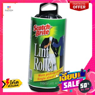 สก๊อตช์-ไบรต์ 3M ลูกกลิ้งขจัดฝุ่น รีฟิล 30 แผ่น Scotch-Brite 3M Dust Roller Refill 30 Sheetsวัสดุปูพ