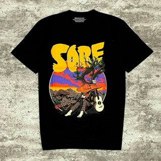 เสื้อยืด พิมพ์ลายวง Sore playing guitar Music distro สําหรับผู้ชาย